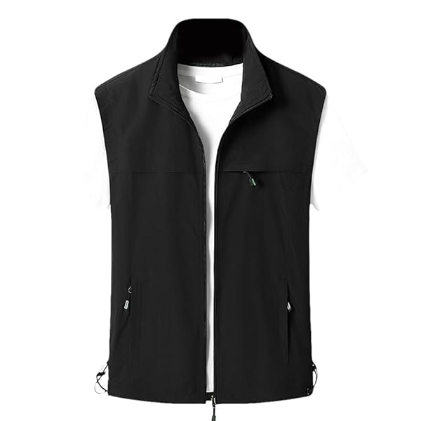 [AOWOFS] メンズベスト メンズ フィッシングベスト UVカット ベスト カメラマンベスト おしゃれ オールシーズン 防紫外線 速乾通気 ジャケットアウトドア 釣り用 撮影用 多機能 大きいサイズ