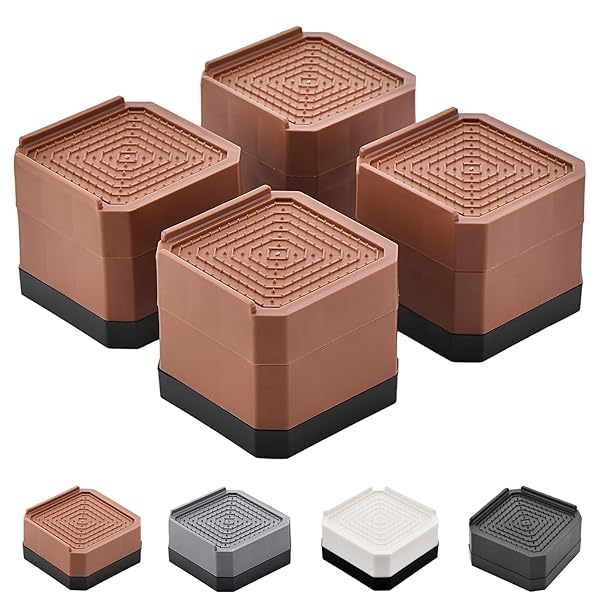 ISKALT 洗濯機用防振かさ上げ台 高さ調節 洗濯機・乾燥機・冷蔵庫用置き台 取り外し可能 家具に傷防止 ..