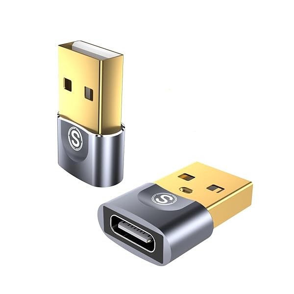 usb c 変換アダプタ【2パック】Sweguard タイプc usb 変換USB type C メス - A オス OTG 充電器usb a c 変換コネクターiPhone 15 16 14 13 12 11 Plus Pro Max,Apple