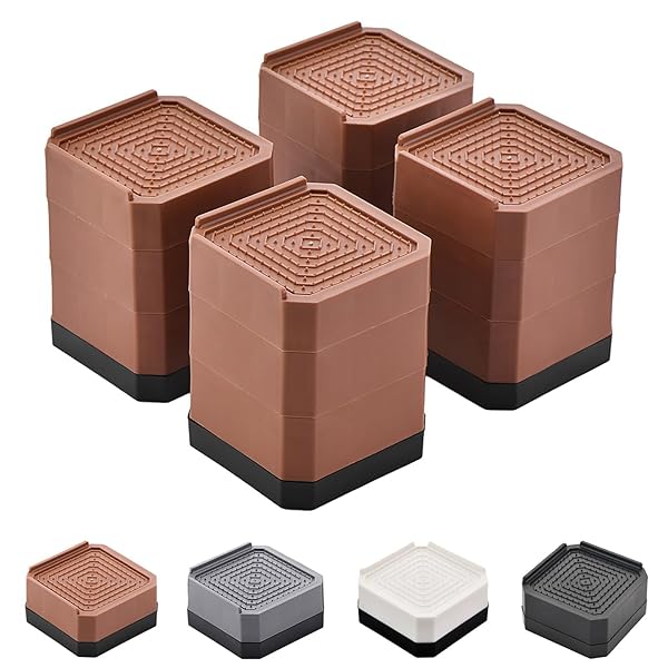 ISKALT 洗濯機用防振かさ上げ台 高さ調節 洗濯機・乾燥機・冷蔵庫用置き台 取り外し可能 家具に傷防止 滑り止め 床に傷防止 耐荷重約2000kg 異音吸収...