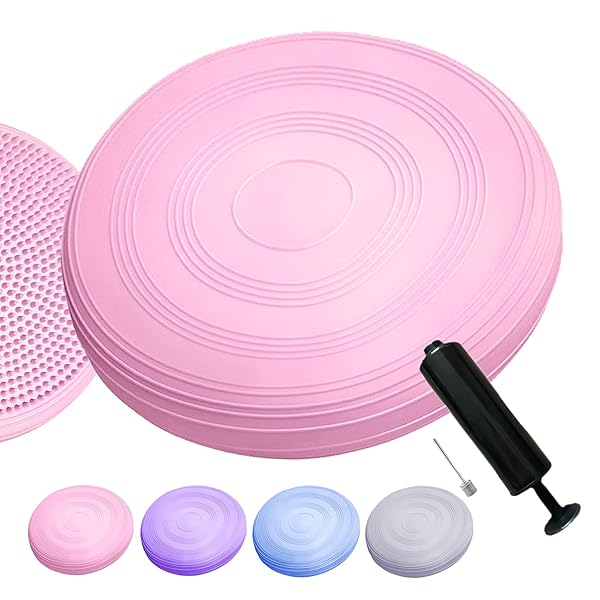 Vencede バランスクッション バランスディスク 体幹トレーニング 運動不足を解消 ポンプ付き 耐荷重150..