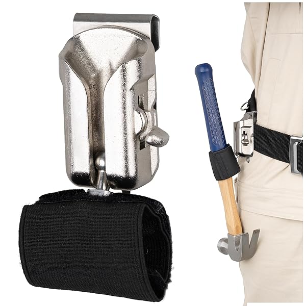 Bokuyoku 着脱式工具ホルダー アルミニウム インパクトホルダー 工具の落下防止 着脱楽々 頑丈 耐久 腰..