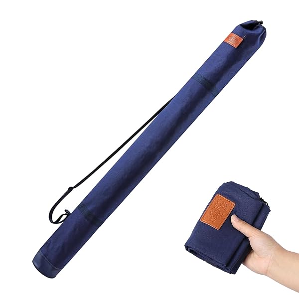 ADOFUN 釣り用ロッドバッグ 長さ130cm 大容量 釣り用ロッドバッグ 折りたたみ 多機能 竿袋 (130)