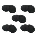【TSUCIA】ヘッドホン交換用イヤーパッド直径60mm 10個セット