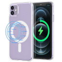 UEEBAI 対応 iPhone 11 6.1 inch 用の ケース クリア TPU ケース MagSafe対応 ワイヤレス充電対応 マグネット搭載 磁気吸着ケース 全透明ケース 薄型 軽量 人気 スマホケース 耐衝撃 傷防止 全面保護携帯カバー–