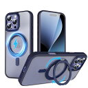 QUEASON 互換品 スマホケース【iPhone 16Pro 用 MagSafe対応 ケース】360°回転スタンド ワイヤレス充電対応 iphone 16 pro 用 ケース リング付き 米軍MIL規格 いphone16pro 用 ケース 超強磁力