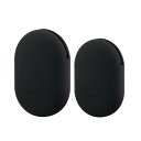 Geekria 収納ポーチ イヤホンポーチEarPods, Jabra Sport Pace, BlueBuds X 等用 シリコーン製 小物整理 携帯用 持ち運びに便利 片手で使える (2個セットM+S)
