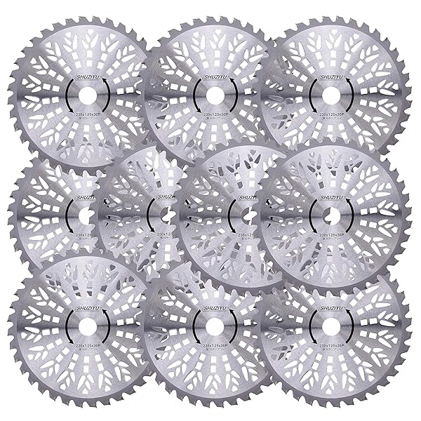 SHUZIYU 草刈機用チップソー 230x36P 10枚組