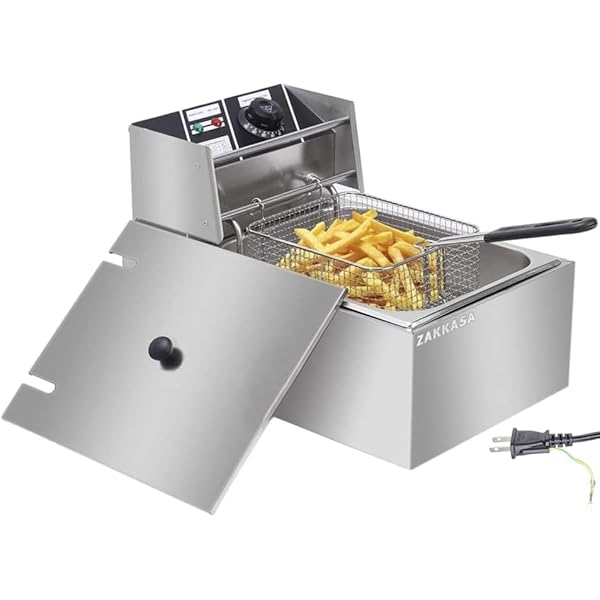 電気フライヤー 卓上フライヤー 揚げ物器 ミニフライヤー 温度調節 6L 揚げ物 家庭用フライヤー 業務用..