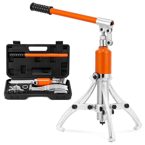 Bonvoisin 油圧ギアプーラー ベアリングプーラー 5T 3本爪 2本爪 油漏れ防止 プリ抜き ギア 外し 脱着 ..