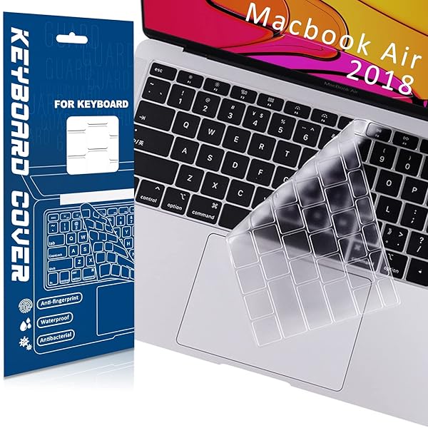 MacBook Air 13インチ (2018) 專用 キーボードカバー 英語(US)配列 対応型番 A1932 防水 防塵 TPU材质 防水防塵 保護 フィルム