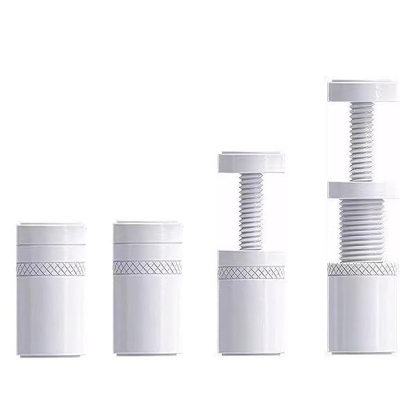 BLOOPIC GPUサポート 2個入り グラボ ステー 白 グラフィックカードサポート 調整可能 ロングスタイル グラボ 支え サポートステイ ビデオカードたるみ防止ブラケット GPUスタンド 短い 長い (ホワイト,27-50mm)