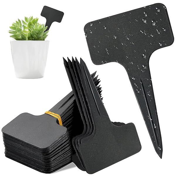 園芸ラベル 植物 ラベル 60枚入り／大T型 100枚入り／直線型 ガーデニング インテリア 再使用可能 ミニ..