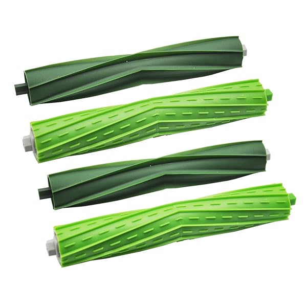 EZ SPARES 2セットロボット用交換部品ROOMBA iシリーズE5 E6 I7 I7 +、マルチサーフェスラバーブラシ、..