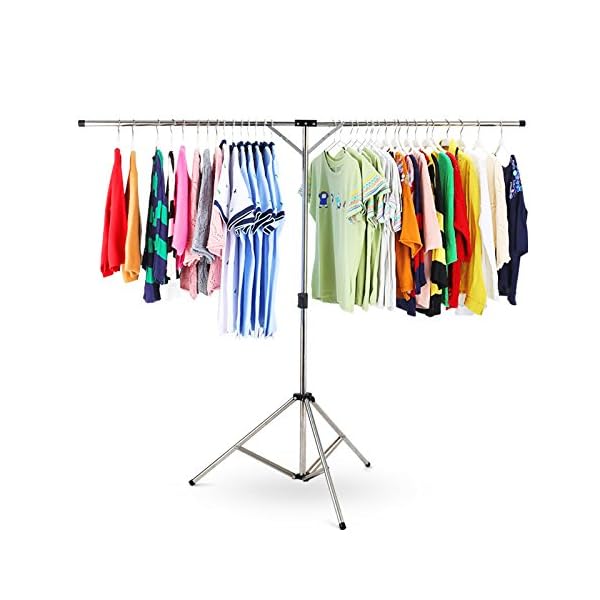 物干しラック 布団ハンガー DEWEL 洗濯ハンガー タオルハンガー ふとん干し 洗濯物干し 折り畳み 伸縮..