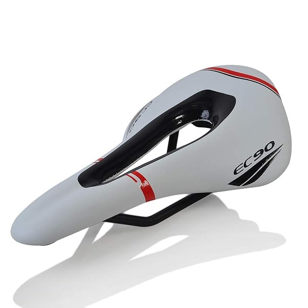 JPFASHIONING超軽量自転車シートサドル 穴あき MTBロードバイクサドル マウンテンバイクレーシングサド..