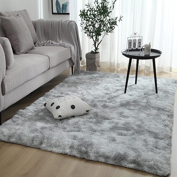 カーペット SpyFlyLie 洗えるラグ 北欧 長方形 ラグマット極厚毛足約4.0cm 絨毯 防ダニ 滑り止め付 抗菌 防臭 ふわふわ 秋冬 冷房 床暖房対応 8枚滑り止めシート付き