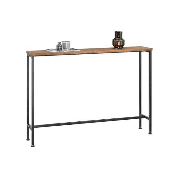 SoBuy コンソールテーブル スリム 玄関テーブル サイドテーブル おしゃれ 幅120×奥行き20×高さ80 カウ..