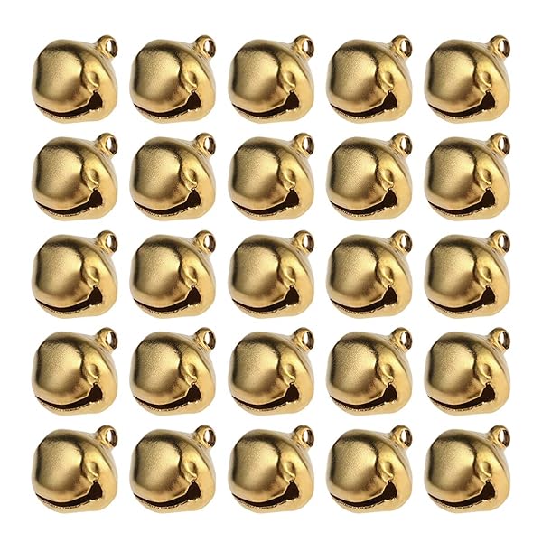 WINOMO 鈴 ベル ミニベル 100個セット 12mm クリスマス鈴 クリスマス飾り スズ セット ジングルベル チ..