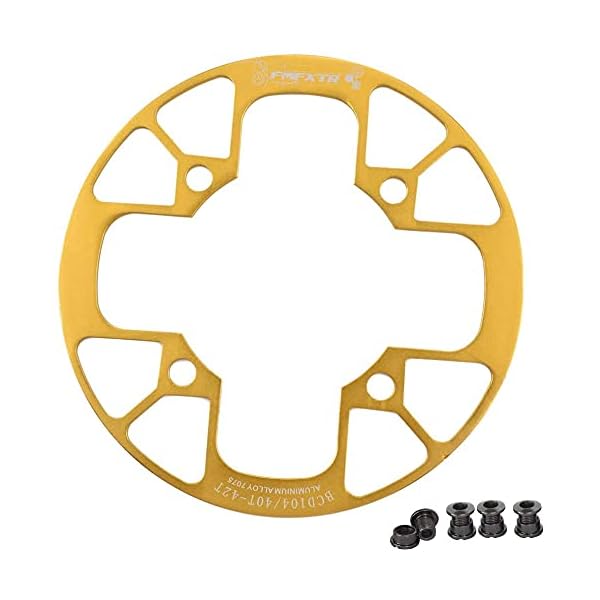 UPANBIKE マウンテンバイク チェーンリング ガード プロテクター 104BCD アルミニウム合金 チェーンリ..