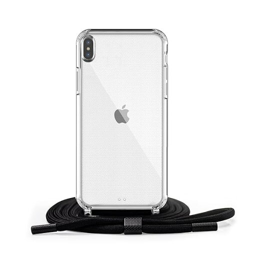 Handodo iPhone XR ケース iPhone XR カバー ネック ショルダー ストラップ付き スマホ シリコン カバー 紐付き 斜めがけ 織りス Handodo iPhone XR ケース iPhone XR カバー ネック ショルダー ストラップ付き スマホ シリコン カバー 紐付き 斜めがけ 織りス