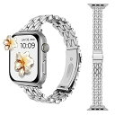HANDODO for Apple Watch バンド ステンレス 42mm 41mm 40mm 38mm アップルウォッチ バンド おしゃれ 可愛い 細身 レ...
