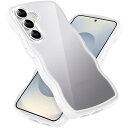 クリア Galaxy S25 SC-51F ケース かわいい 波状フレーム うねうね カバー 耐衝撃 ギャラクシーS25 スマホケース 滑り止め 人気 可愛い ...
