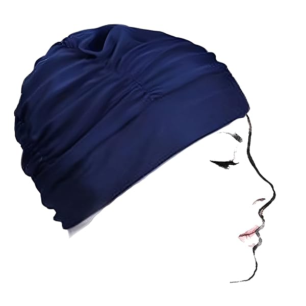 サムコス 水泳帽子 プール帽子 水泳帽 女 スイミングキャップ 水泳キャップ大人 おしゃれ ふんわり ロングヘア対応 伸縮性良い 無地 男..