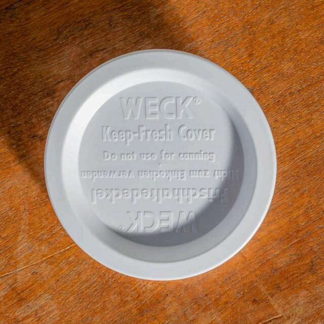 母の日 プレゼント 雑貨 ガラスキャニスター WE-006/M(WH) WECK ウェック プラスチックカバー 保存容器 保存瓶 ギフト 結婚祝 382