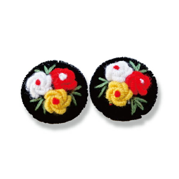 【華くるみ】 くるみボタン・華くるみ 黒デコ ハンドメイド材料 アクセサリーパーツ ハンドメイドクラフト 手作り素材