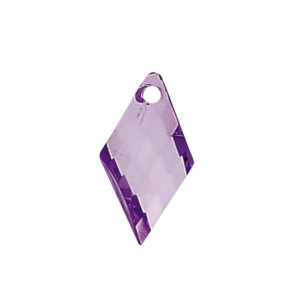 【アクリルビーズ】平ダイヤ小　パープル