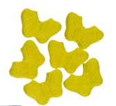 【蝶々ビーズ】イエロー