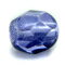 熱加工でカットに丸みを持たせたファイヤーポリッシュ。 ツヤ出しや欠け防止などに効果があるとされ、チェコの伝統的なガラスビーズの技法です。 ◇サイズ：約3mm ◇カラー：タンザナイト ◇入数：20個 ◇素材：チェコ製クリスタルガラス　