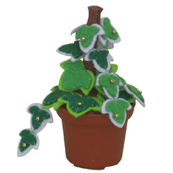 フェルトで作る手づくりキットミニマイガーデン　アイビー　ハンドメイドこちらの商品は宅配便での配送..