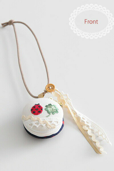 おしゃれキット プチミラーケース【てんとうむし】　ハンドメイド