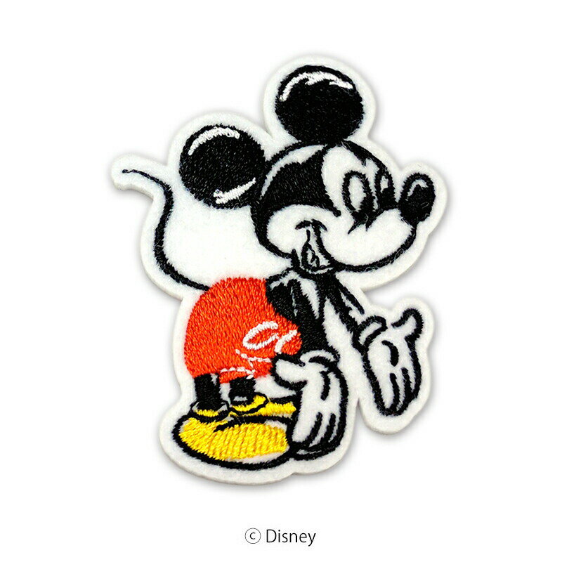 乐天商城 - 【DISNEY】ディズニーミッキーマウスダイカットワッペン