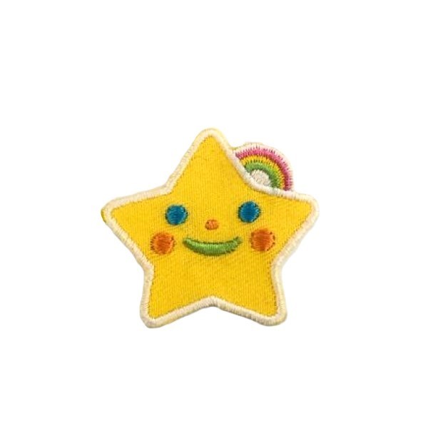 ワッペン（星） アイロン接着OK