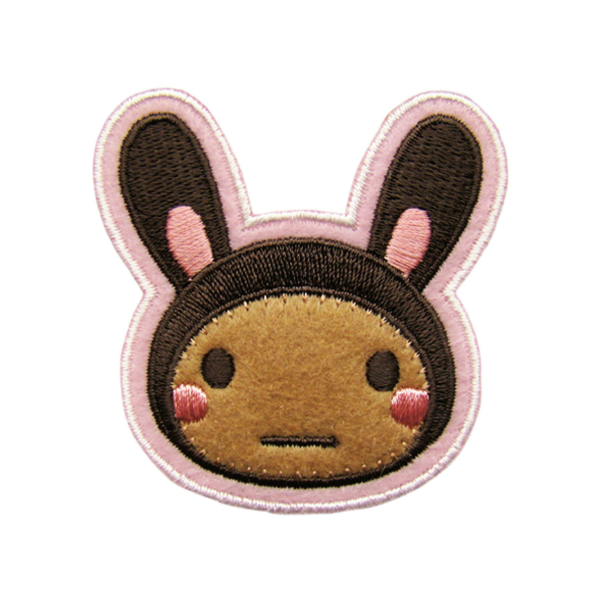 うさぎ ワッペン アイロン接着