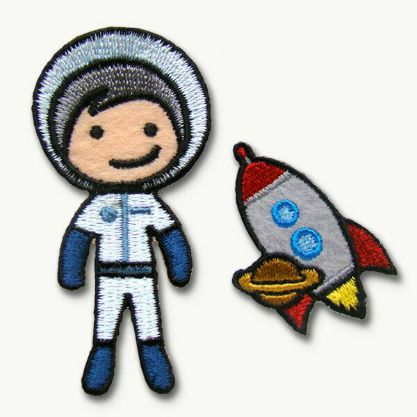 Other - おしごとシリーズ　「宇宙飛行士」ワッペンアイロン接着OK入園入学準備