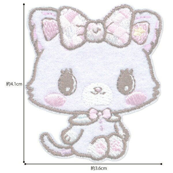 【Sanrio characters】ミュークルドリーミーみゅーワッペン アップリケシールアイ...