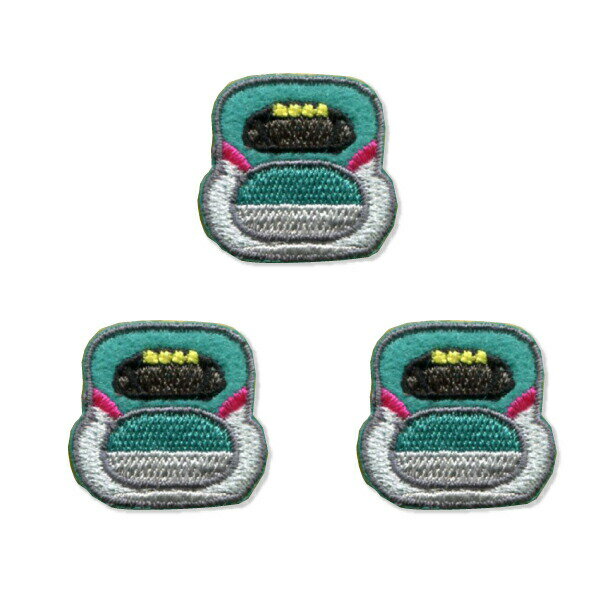 在庫限り！！人気の電車＆新幹線【トレインシリーズ】トレインミニワッペン（E5系はやぶさ）シール＆ア..