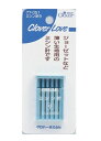 先がとがっている一般的な針。 ニット・ジャージ地以外のほとんどの生地に使えます。 サテン・ジョーゼットなどの薄い生地用 ミシン糸の使用例 木綿糸No.80、ポリエステル糸(スパン糸)No.90、ナイロン糸(絹糸)No.50 材質 針 : 鋼 ケース : ポリエチレン、ポリスチレン ※他のサイトでも出品しており 記載在庫の他にも在庫があったり 逆に在庫が足りない場合があります。 定形外郵便発送で全国配送料無料です。 (定形外郵便ですので配送番号が無く 商品着荷の補償は出来ません。 また代金引換便も使えません。) ※メーカーが予告なくデザイン等の 変更をすることがございます。 その際は何卒ご了承の程お願い申し上げます。 この製品の詳細については下記にお問い合わせください。 〒537-0025　大阪市東成区中道3-15-5 クロバー株式会社　お客様係 電話 TEL 06-6978-2277　