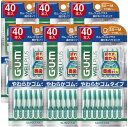 配送料無料 ガム ウェルプラス 曲がるソフトピック SS〜M やや細いタイプ 40本入 × 6個セット