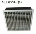 【 送料無料 】【 ユニバーサル型 吹出口 VHS □300×300 】【 会社配送のみ、個人宅配送は不可 】シャッター付 フィルターなし アルミ製 NW...