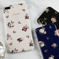 iPhone バラ 花柄 TPUケース border=0
