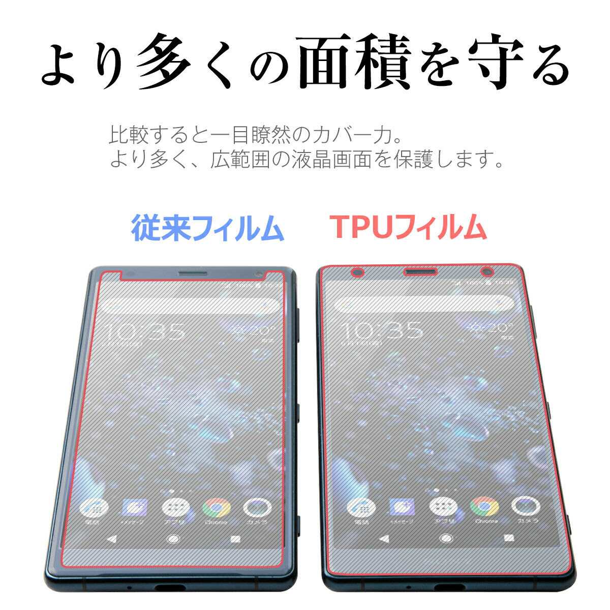 【最大30%offクーポン】 Xperia XZ2 スマホケース 韓国 SO-03K SOV37 702SO 全面吸着 TPU液晶保護フィルム エクスペリア 保護フィルム スマホ保護 キズ防止 送料無料 おすすめ 人気 docomo au ドコモ ソニー SONY TPU sale