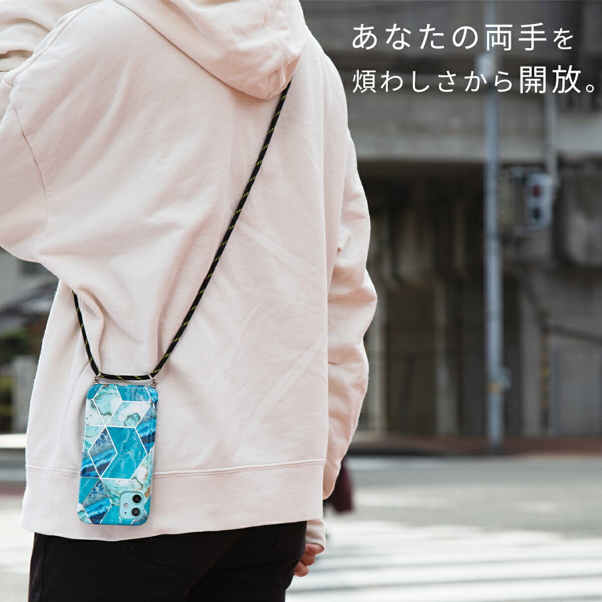 iphone12 ケース iPhone12 mini ケース スマホケース 韓国 肩掛け iPhone12mini iPhone12 iPhone12Pro iPhone12ProMax iPhone11 iPhone11Pro iPhone11ProMax iPhone7 iPhone8 iPhonese第2世代 iPhoneX Xs かわいい おしゃれ 大理石調ショルダー型ストラップ