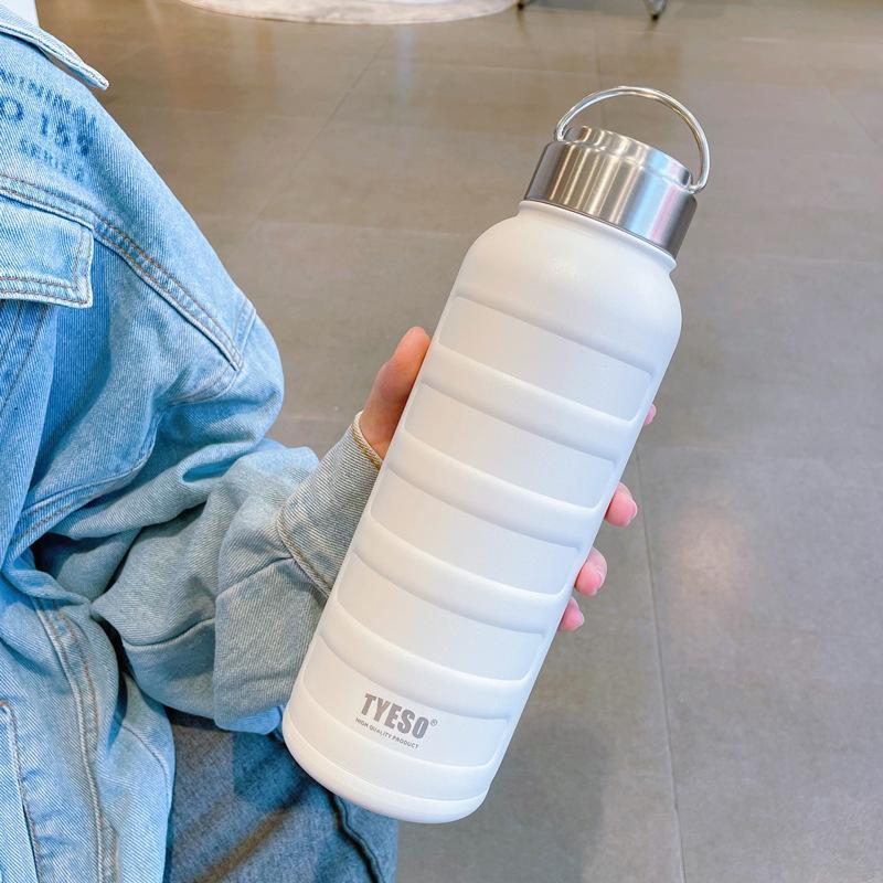 TYESO 270ML/360ML/750ML/1000ML 水筒 1リットル ステンレスボトル 保冷 保温 真空...