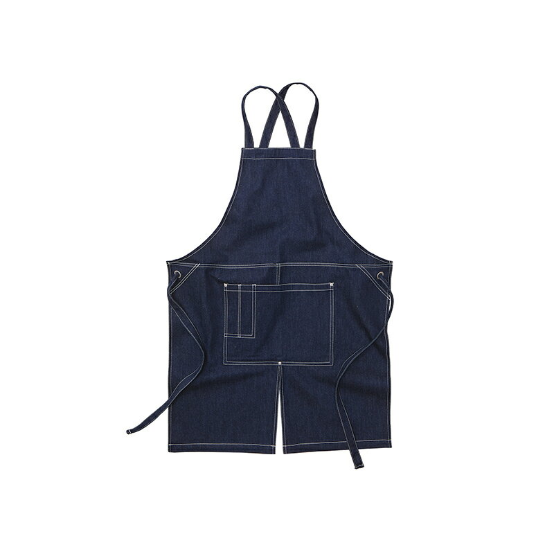 1384-01 ウォッシュ デニムエプロン（クロスタイプ） インディゴ United Athle Works ユナイテッドアスレ ワークス ワークウェア 2