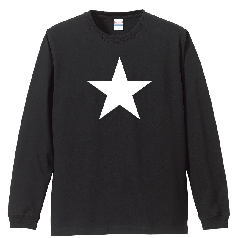 星柄 ロングスリーブTシャツ フロント 5011-01 5.6オンス 1.6インチリブ United At...